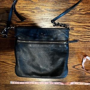 Kate Spade ♠️ Black Leather Crossbody purse